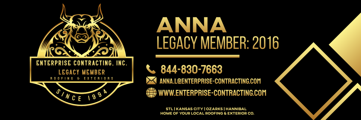 ECI: Roofing Tuckpointing Stone Gutters Co. Legacy Team Member Plaque