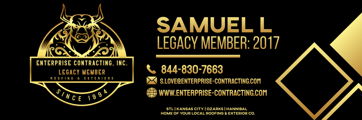 ECI: Roofing Tuckpointing Stone Gutters Co. Legacy Team Member Plaque